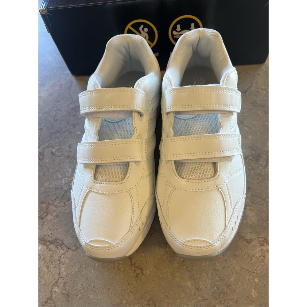 Avia Avi-Union II Strap Womens Shoes 10.5 Wide White Memory Foam